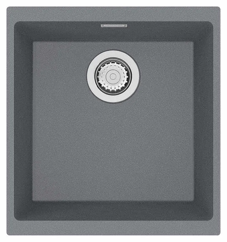Siena grey 400mm square granite sink
